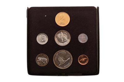 Lot 55 - THE ROYAL CANADIAN MINT 1867-1967 SEVEN COIN PROOF SET INCLUDING GOLD TWENTY DOLLAR COIN
