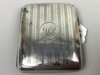 Lot 368 - A SILVER CIGARETTE CASE