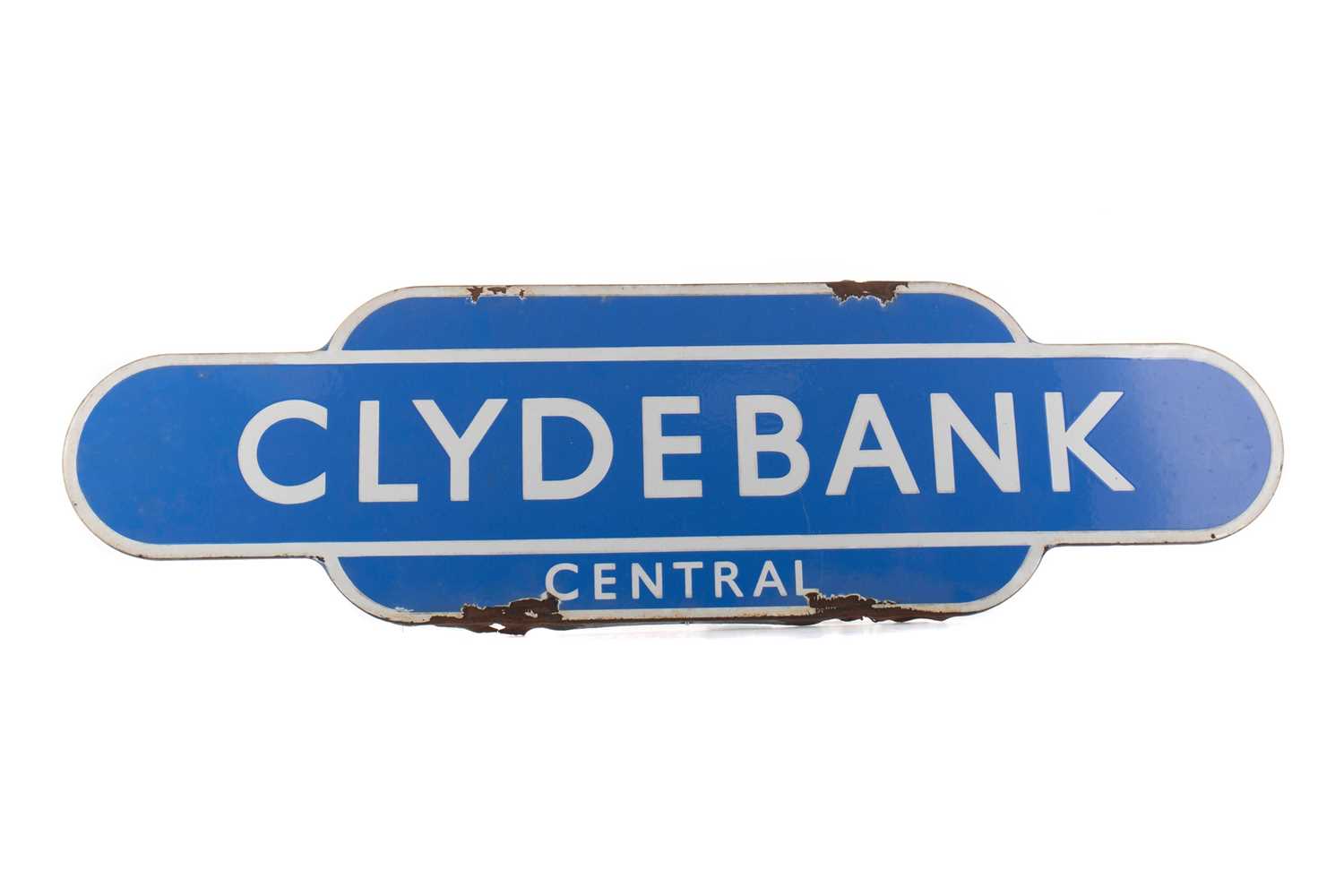 Lot 917 - A CLYDEBANK CENTRAL RAILWAY TOTEM