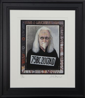 Lot 122 - THE BIG YIN 75 BC (BILLY CONNOLLY), A PRINT BY JOHN BYRNE
