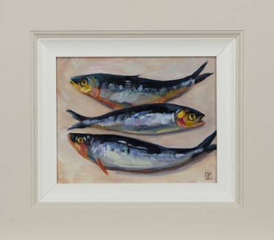 Lot 276 - CATCH OF THE DAY, AN OIL BY ZHANNA PECHUGINA