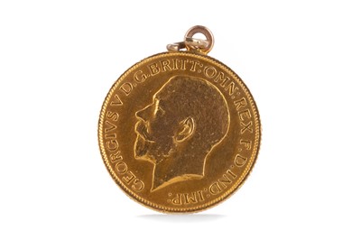 Lot 9 - A GEORGE V GOLD SOVEREIGN DATED 1912