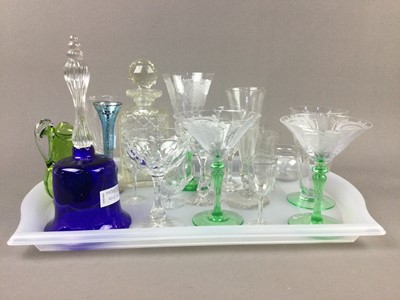 Lot 31 - A LOT OF VICTORIAN AND OTHER GLASSWARE