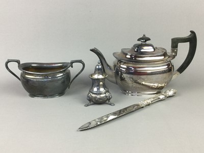 Lot 63 - A GROUP OF SILVER PLATED ITEMS
