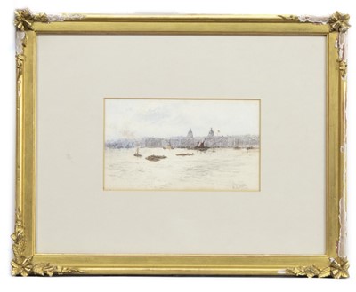Lot 279 - VIEW OF GREENWICH, A WATERCOLOUR BY FREDERICK GOFF