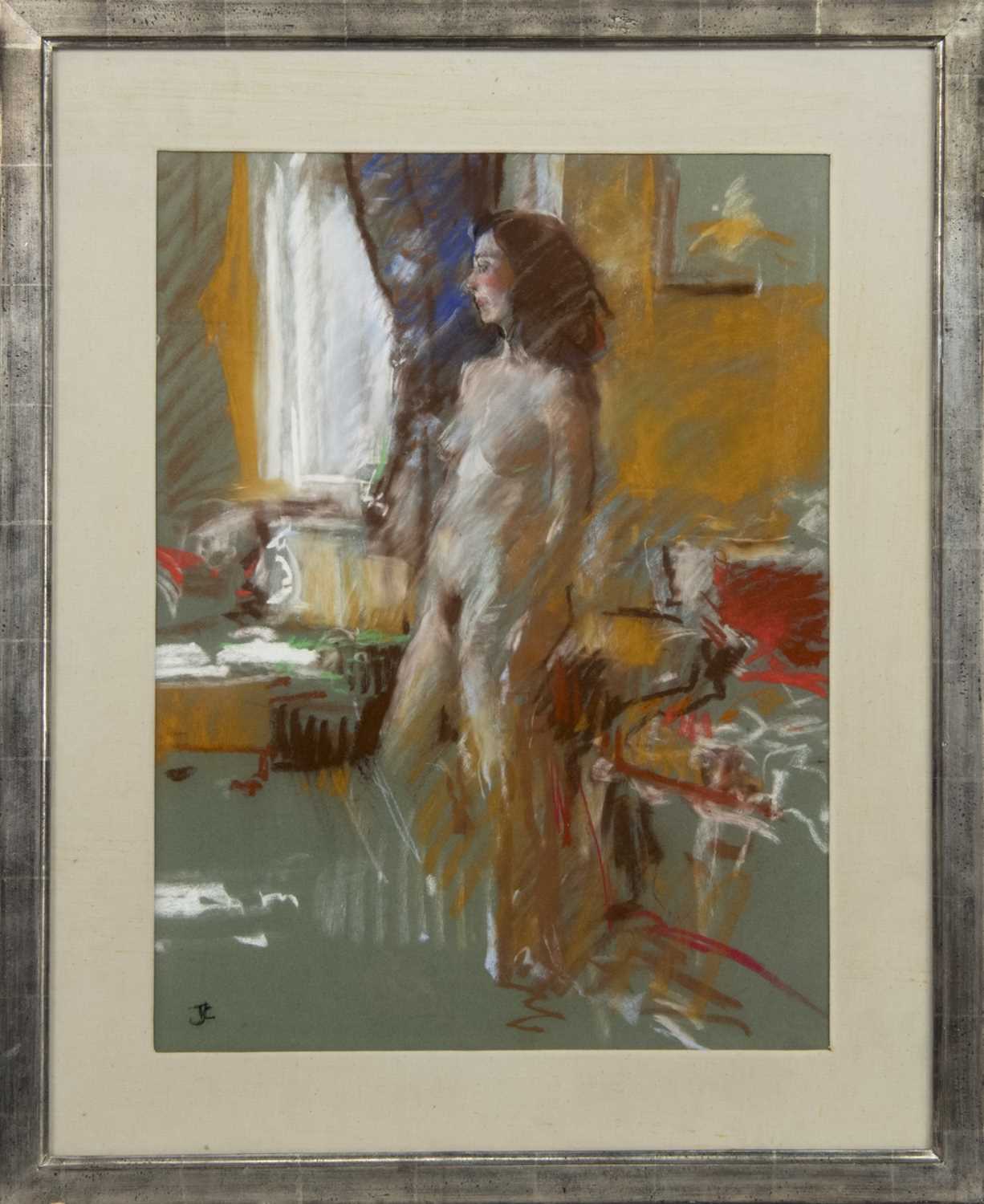Lot 2 - NUDE, A PASTEL BY TOM COATES