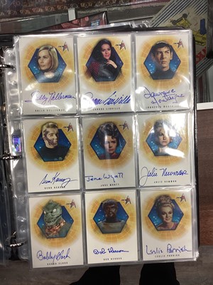 Lot 945 - A COLLECTION OF STAR TREK TRADING CARDS