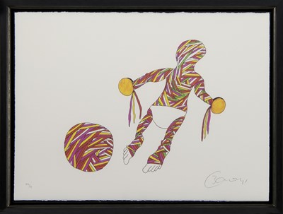 Lot 279 - TAMBOURINE MAN, AN ARTIST'S PROOF PRINT BY BILLY CONNOLLY