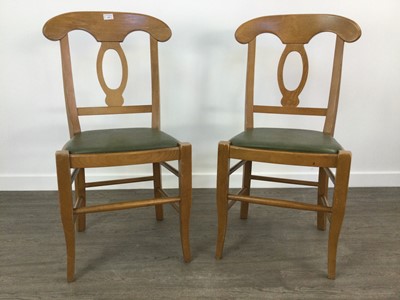 Lot 260 - A LOT OF RETRO STYLE DINING CHAIRS