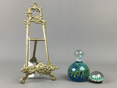 Lot 174 - A JAPANESE COMPOSITION VASE ALONG WITH OTHER ITEMS