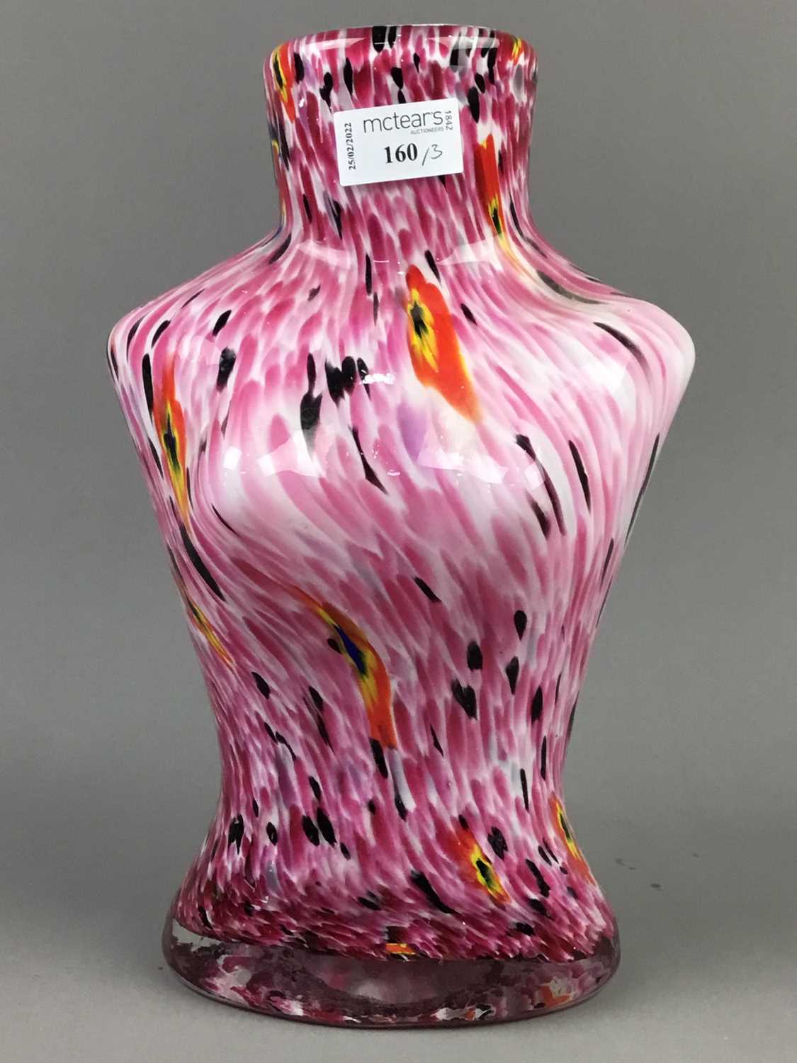 Lot 160 - A MURANO GLASS SCULPTURE AND TWO OTHERS
