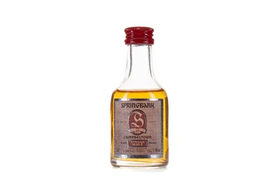 Lot 247 - SPRINGBANK 25 YEAR OLD OLD STYLE MINIATURE