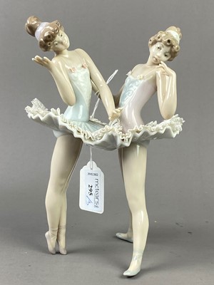 Lot 295 - A LOT OF THREE LLADRO BALLERINA FIGURES