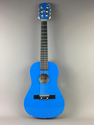 Lot 301 - A CHILD'S GUITAR AND OTHERS