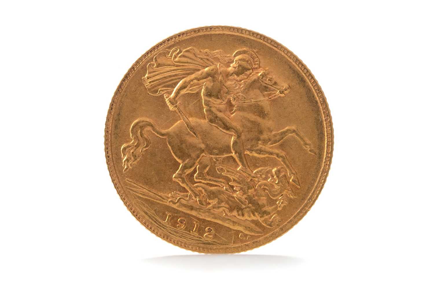 Lot 50 - A GEORGE V GOLD HALF SOVEREIGN DATED 1912