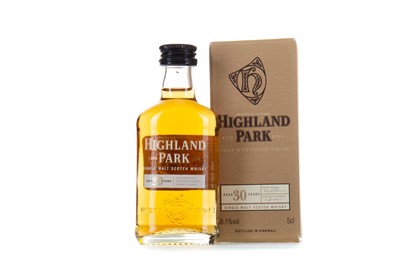 Lot 61 - HIGHLAND PARK 30 YEAR OLD MINIATURE