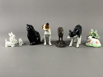 Lot 23 - A BESWICK AND OTHER ANIMAL FIGURES