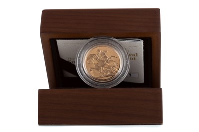 Lot 72 - A QUEEN ELIZABETH II GOLD PROOF SOVEREIGN DATED 2011