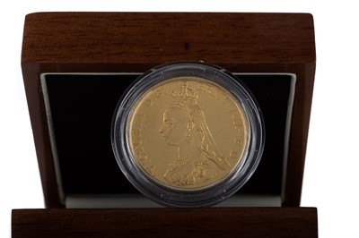 Lot 85 - A VICTORIA GOLD QUINTUPLE SOVEREIGN DATED 1887