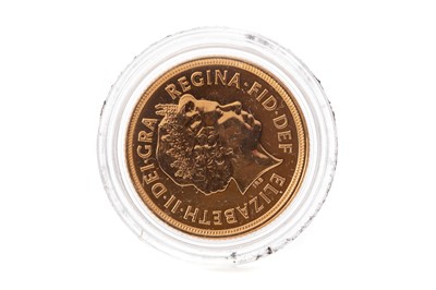 Lot 88 - A QUEEN ELIZABETH II GOLD SOVEREIGN DATED 2012
