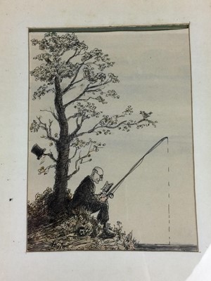 Lot 97 - A BRITISH SCHOOL PEN AND INK DRAWING