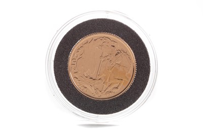 Lot 14 - AN ELIZABETH II GOLD SOVEREIGN DATED 2012