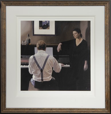 Lot 42 - MUSE, A PRINT BY IAIN FAULKNER