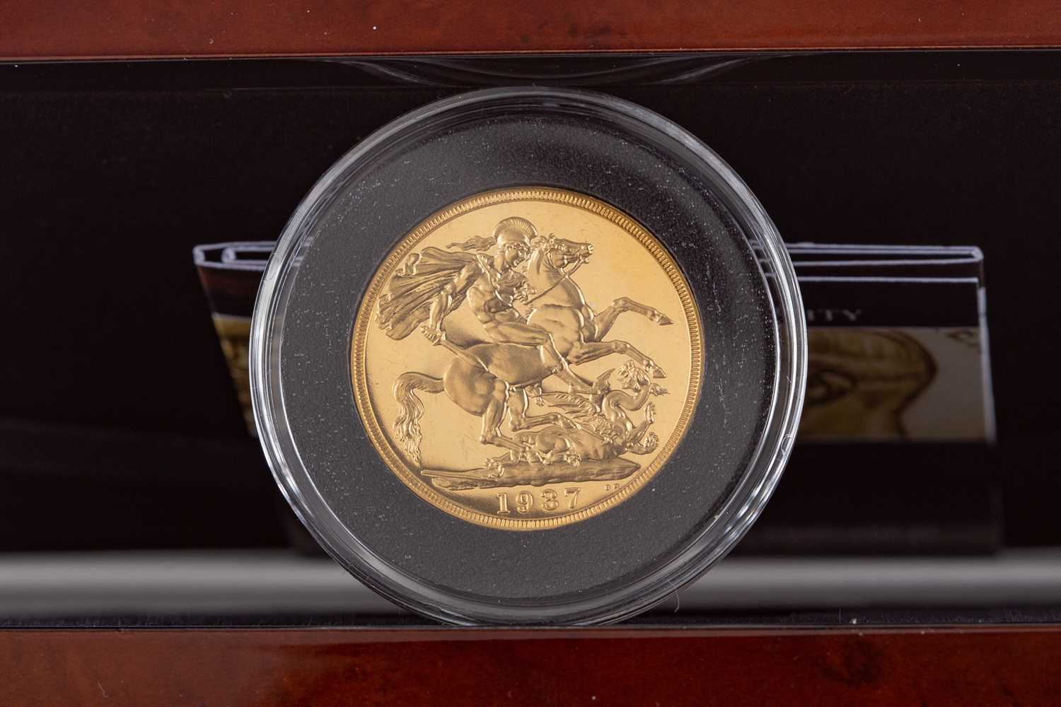 Lot 28 - A RARE GEORGE VI GOLD DOUBLE SOVEREIGN DATED 1937