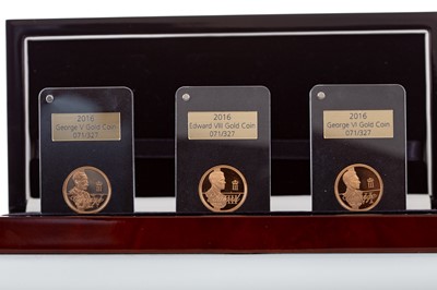 Lot 34 - THE 2016 THREE KINGS GOLD SOVEREIGN THREE COIN SET