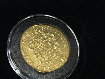 Lot 40 - GEORGE II GOLD TWO GUINEA DATED 1738
