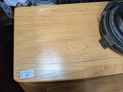 Lot 335 - AN ERCOL BUREAU