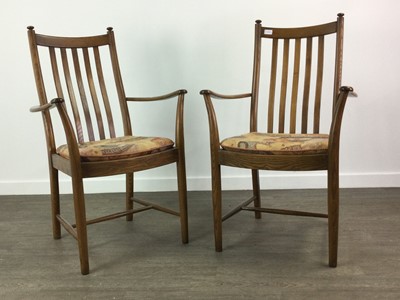 Lot 337 - A PAIR OF ERCOL ARMCHAIRS
