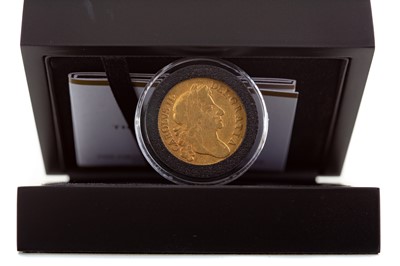 Lot 51 - A CHARLES II GOLD GUINEA DATED 1678