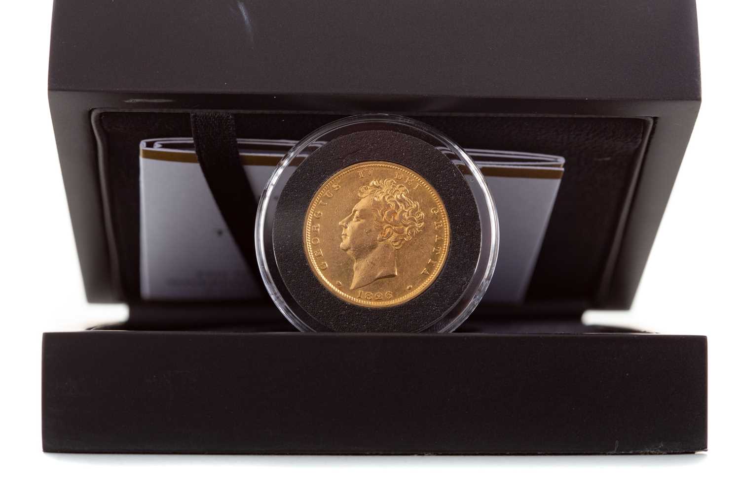 Lot 55 - A GEORGE IV GOLD SOVEREIGN DATED 1826