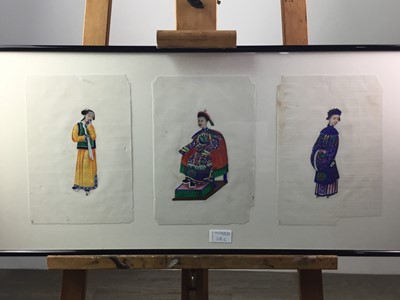 Lot 1181 - CHINESE PITH PAINTINGS