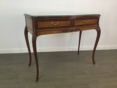 Lot 360 - A REPRODUCTION SERVING TABLE