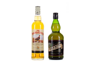 Lot 221 - BLACK BOTTLE AND FAMOUS GROUSE
