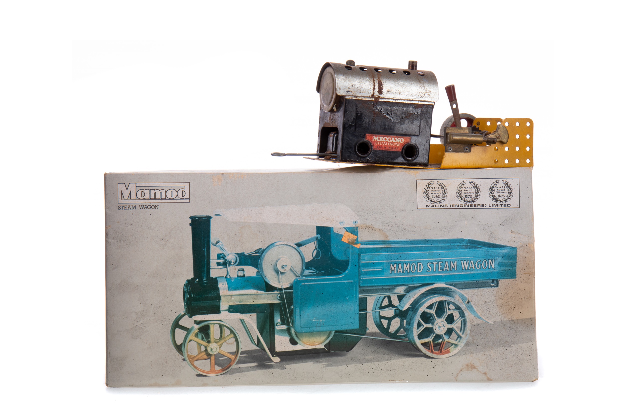 希少未使用☆Mamod社製スチームエンジン【スチームローラー】イギリス