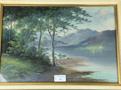 Lot 20 - A PAIR OF OILS ON BOARD BY CECIL WALLINGER
