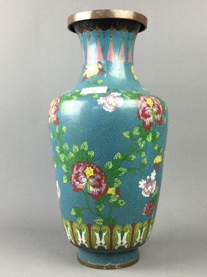 Lot 38 - A CHINESE CLOISONNE VASE