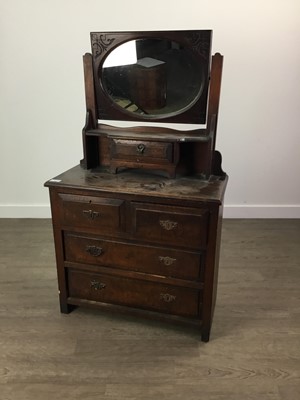 Lot 209 - A 20TH CENTURY DRESSING CHEST