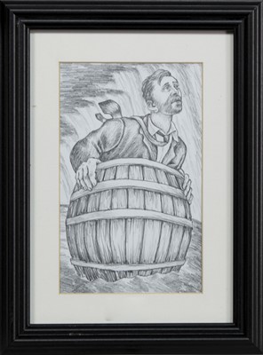 Lot 58 - TWO GRAPHITE SKETCHES BY GRAHAM MCKEAN