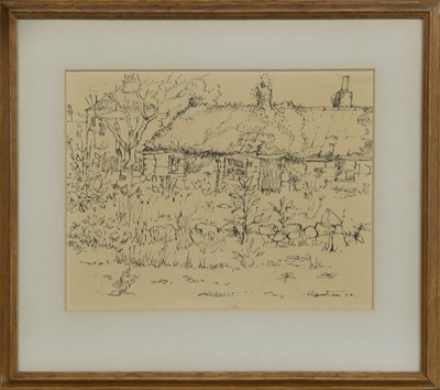 Lot 109 - THREE PEN AND INK DRAWINGS BY JAMES DOWNIE ROBERTSON