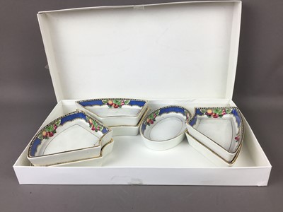 Lot 185 - A BOOTHS HORS D'OUVRES SET AND OTHER ITEMS