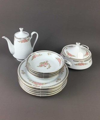Lot 72 - A CROWN MING PART DINNER SERVICE AND TWO FLORAL TEA SERVICES