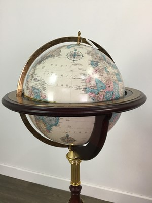 Lot 263 - A FRANKLIN MINT TERRESTRIAL GLOBE ON STAND