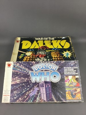 Lot 305 - DR WHO & WAR OF THE DALEKS BOARD GAMES