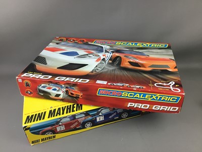 Lot 321 - A SCALEXTRIC MINI MAYHEM AND OTHERS