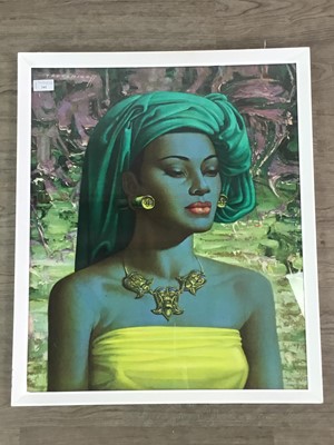 Lot 341 - BALINESE GIRL, A PRINT AFTER VLADIMIR TRETCHIKOFF