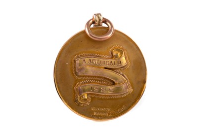 Lot 1506 - SANDY ARCHIBALD OF RANGERS F.C. - HIS GLASGOW CHARITY CUP WINNERS GOLD MEDAL 1925